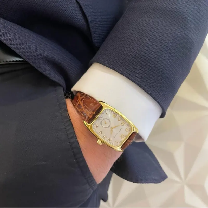 Hamilton Classic Boulton Quartz White Dial Men's Watch- H13431553